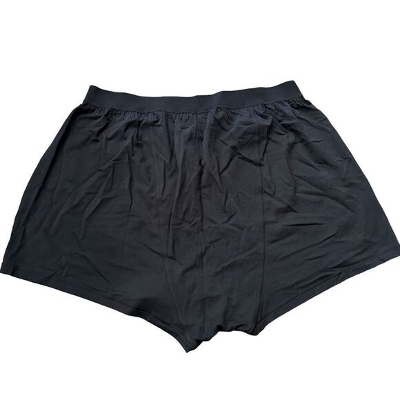 NWT SKIMS Boyfriend Loose Boxer In Onyx Black Casual Relaxed Lounge Boxer Shorts - Picture 7 of 10